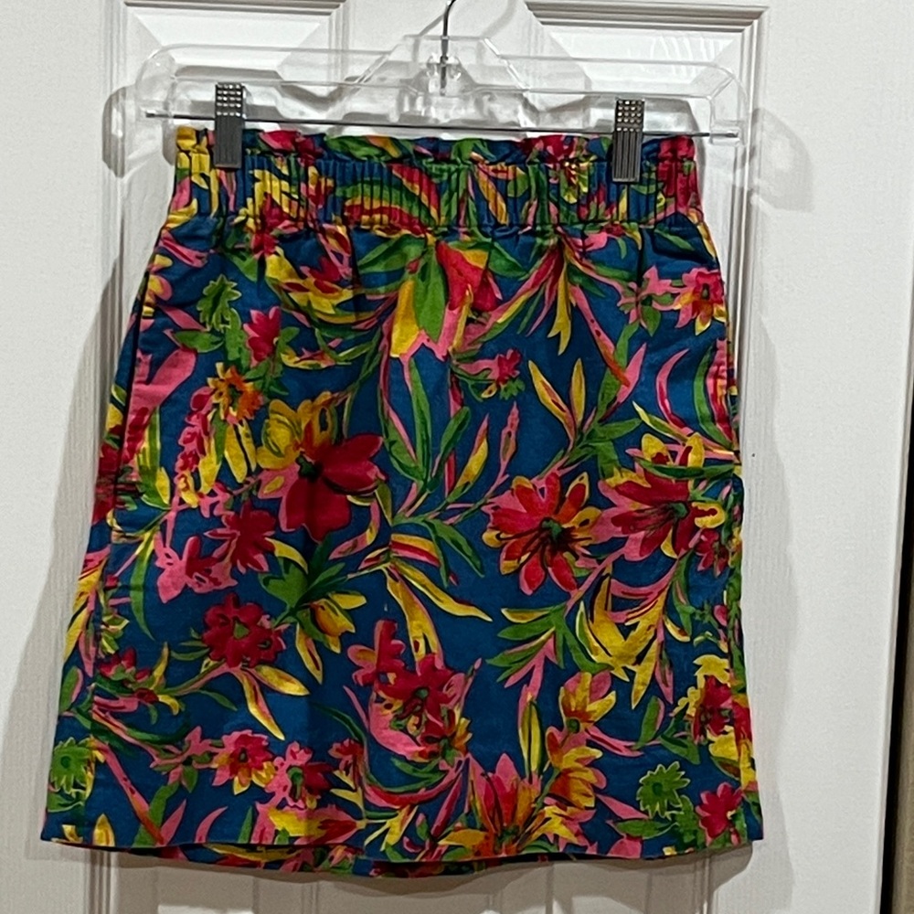 J. Crew Floral Print Women's Skirt size 00
